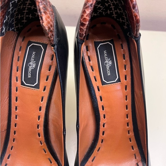 Made in Portugal Marlene Birger Chic Black Stiletto Heels with Sleek Design - Picture 5 of 6